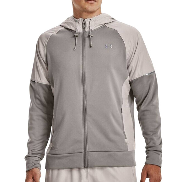 Under Armour Adulto  UA Jacket men's training storm Full Zip Hoodie, Gray, Sz M - Picture 1 of 6